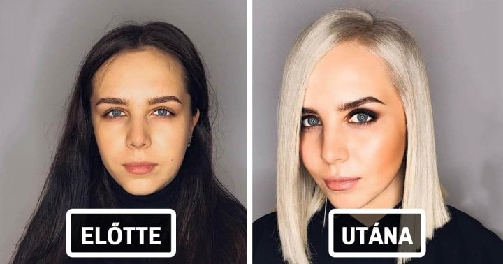 28 kép, mely bemutatja, hogy miként változtatja meg a megjelenésünket a hajszínünk változása