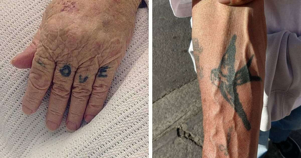 20 fotó, amely megmutatja, hogyan fognak kinézni a tetoválásaink idős korunkban