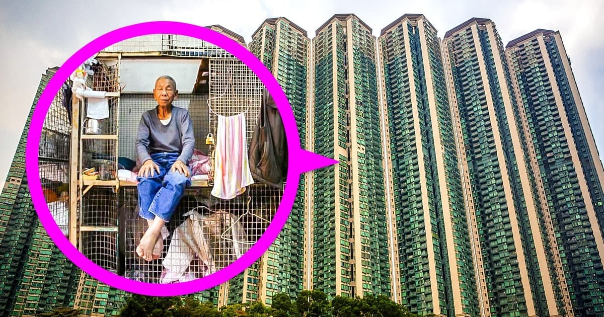Nézd meg, mi rejtőzik Hongkong ketrecházaiban