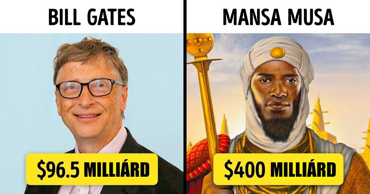 10 gazdag ember a múltból, akik mellett a modern milliárdosok eltörpülnek