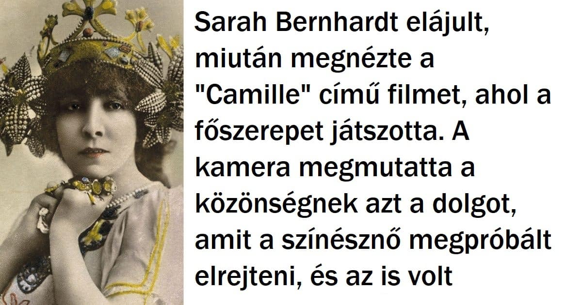 20+ tény Sarah Bernhardtról, aki nem volt túl vonzó, de mégis mindig elbűvölte a kor legjóképűbb férfijait