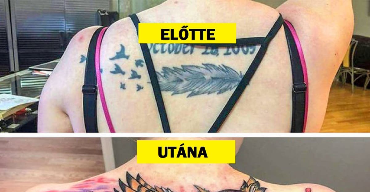 20 nagyszerű tetoválás, amit egy tetoválóművész zseniálisan átalakított