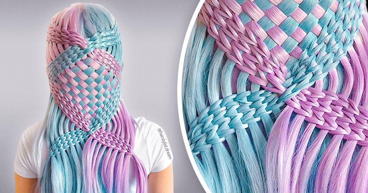Egy német tinédzser hipnotizáló frizurákat készít, amelyek úgy néznek ki, mint a horgolt minták