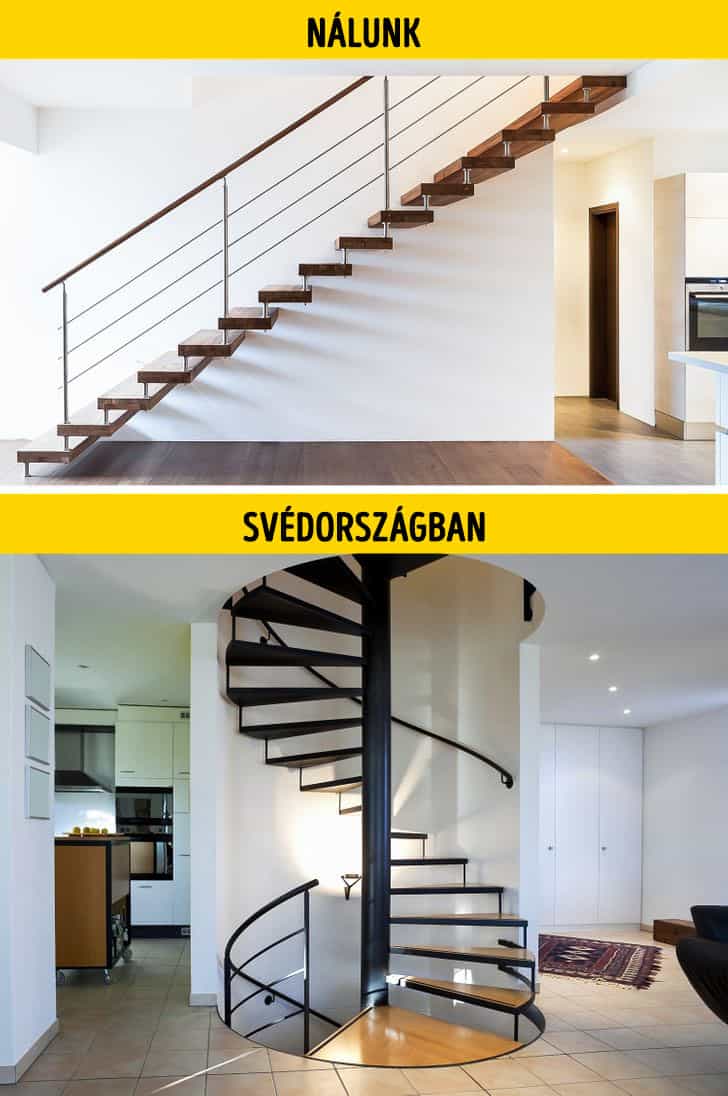 Lépcső svédországban