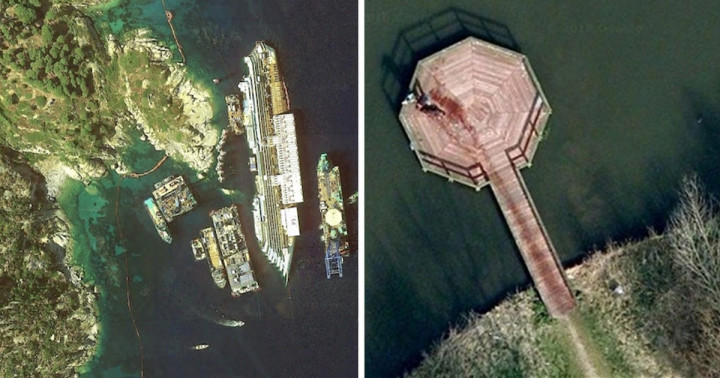 21 őrült pillanat, amelyet a Google Earth kameráinak sikerült megörökíteniük